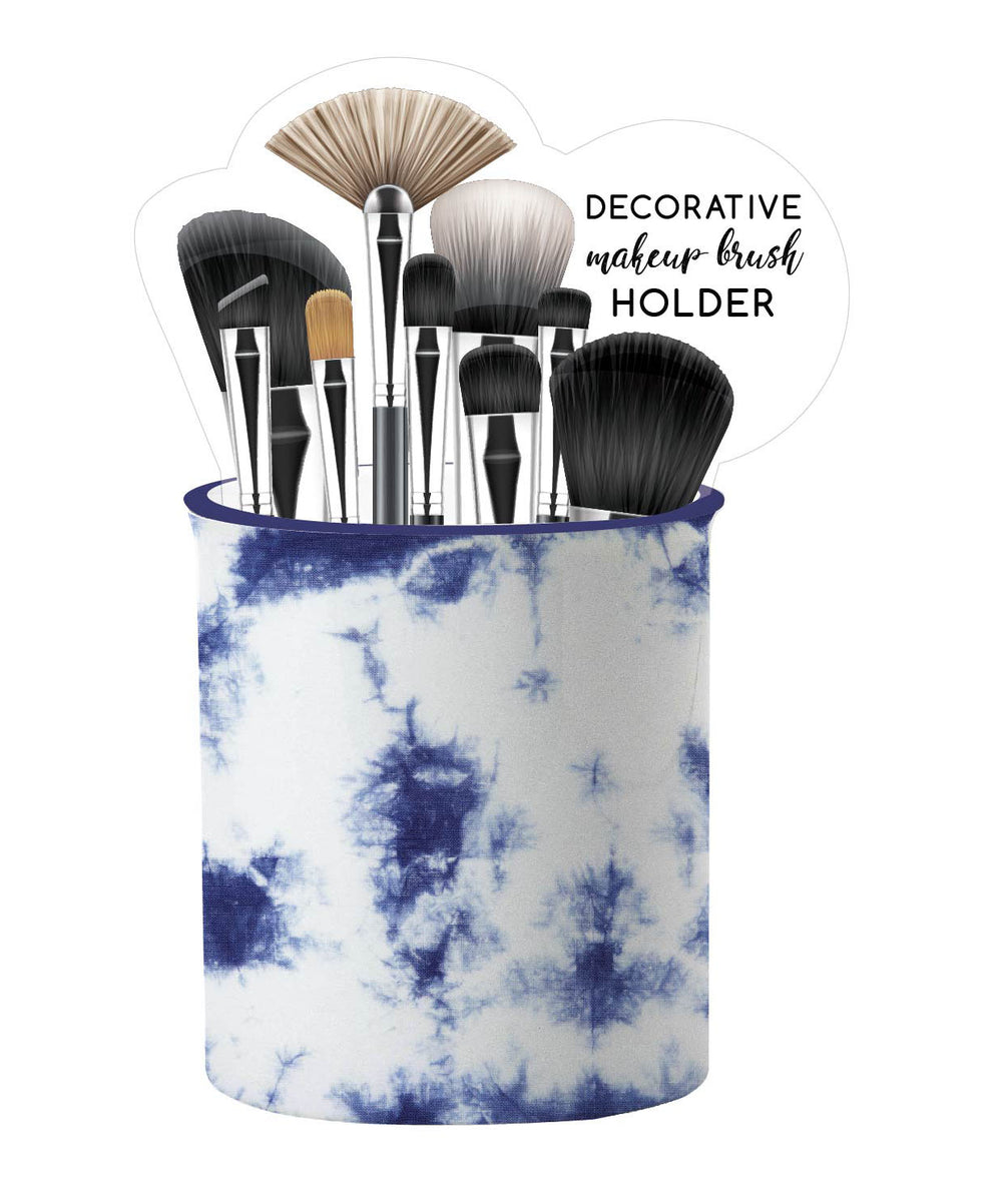INDIGO TIE DYE Makeup Brush Holder – Lifestyle Products