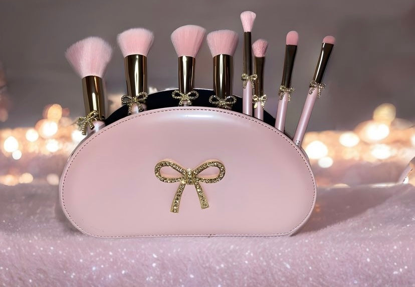 It Cosmetics Rose Gold Makeup brush sale Set & Cup holder