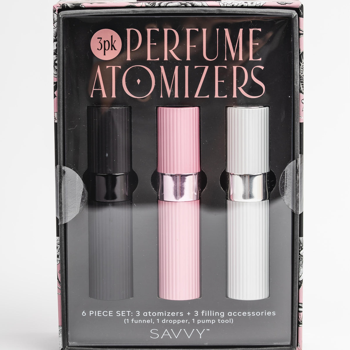 Savvy 6pc Travel Atomizer Set