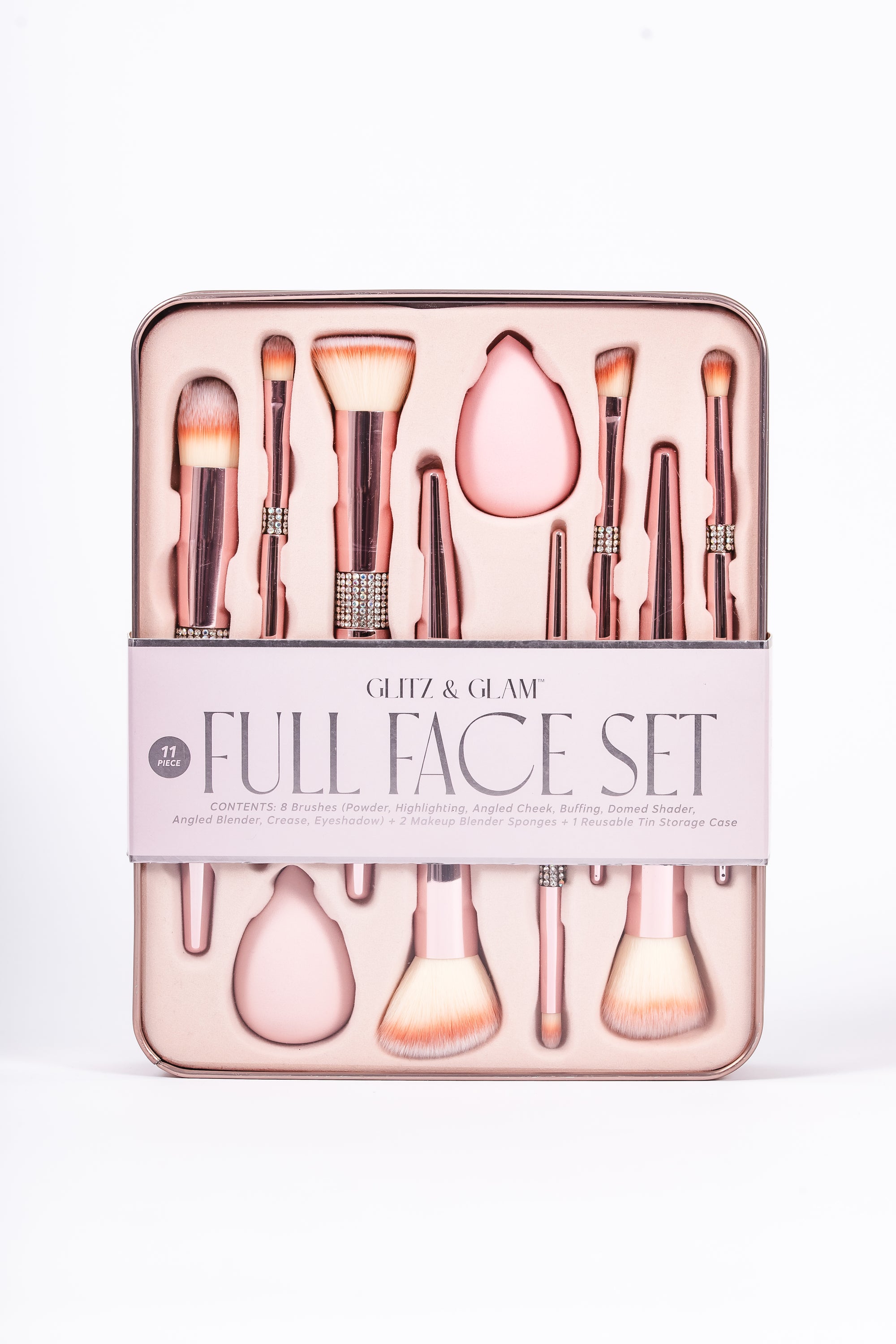 HIMALAYAN SALT Glitz & Glam | 10pc Makeup Brush Set | GG4754