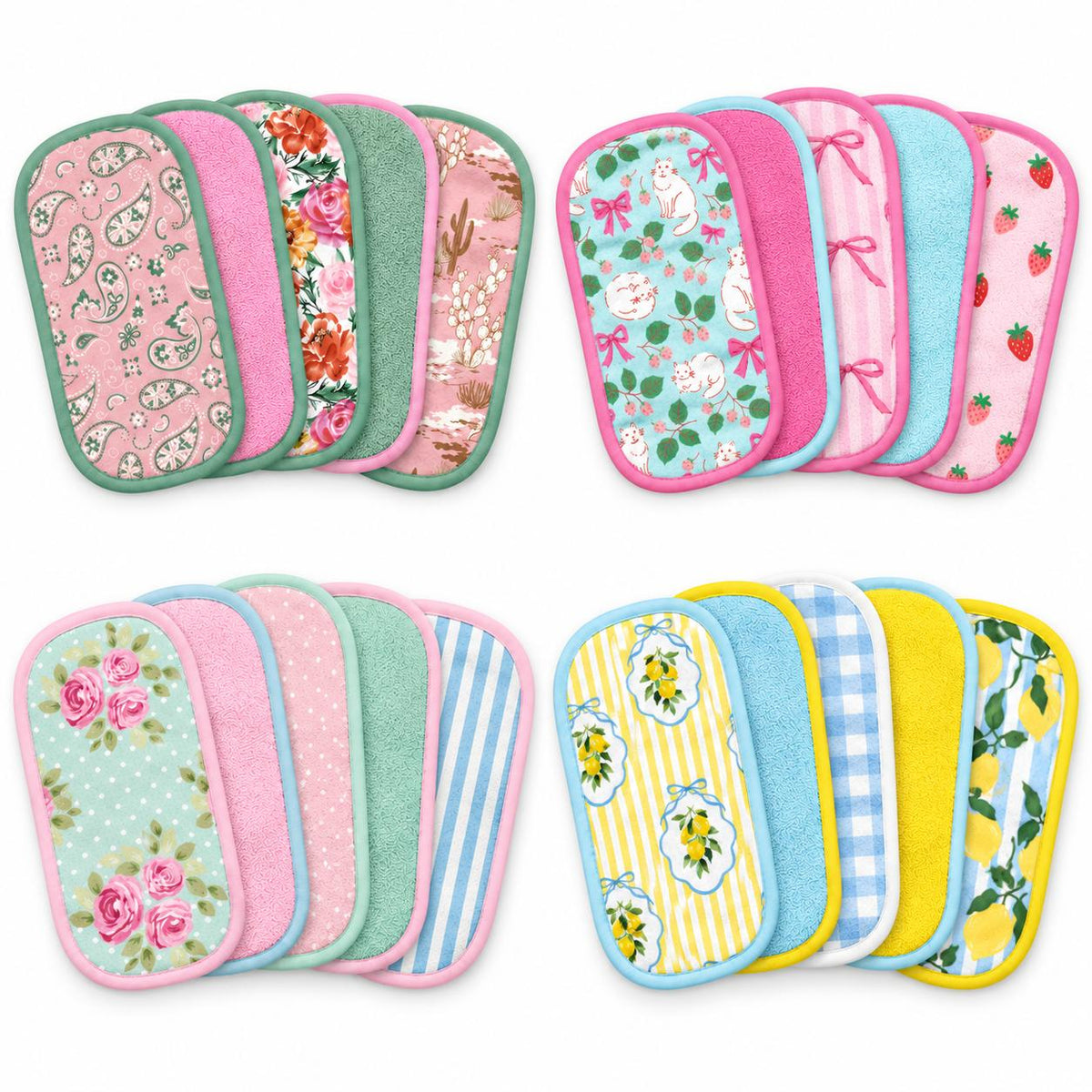 5-Pack Makeup Remover Towels with Reusable Bag