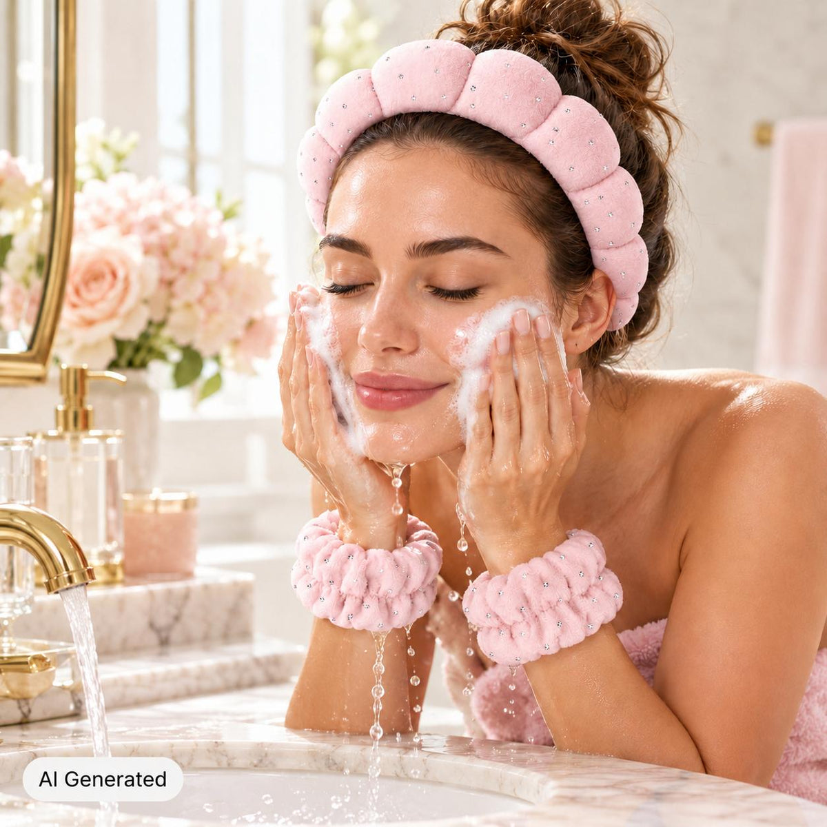 Glitz & Glam Pink Bling Cleanse Set