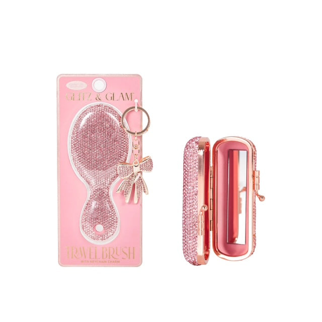 Glitz & Glam Travel Brush & Lipstick Case | Bundle