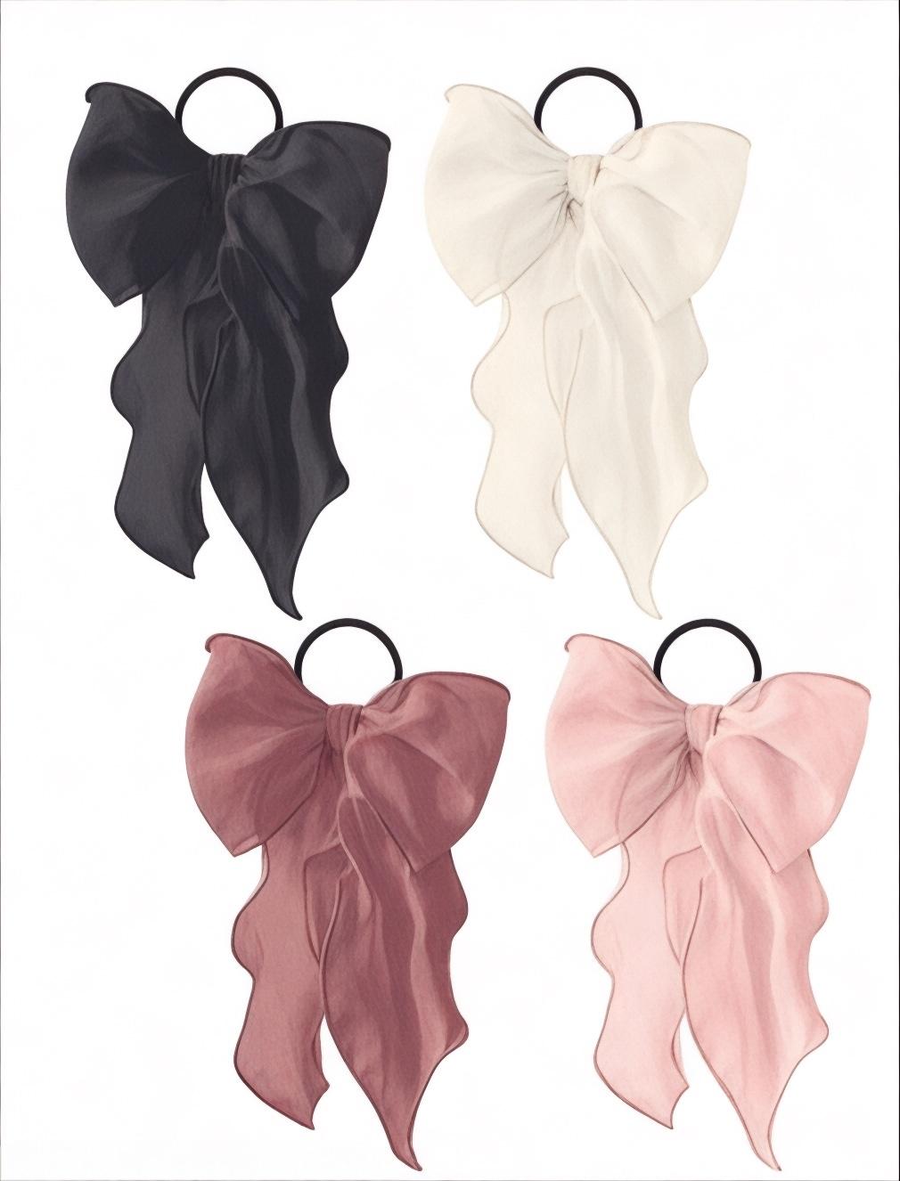 Hair Bow Scrunchies