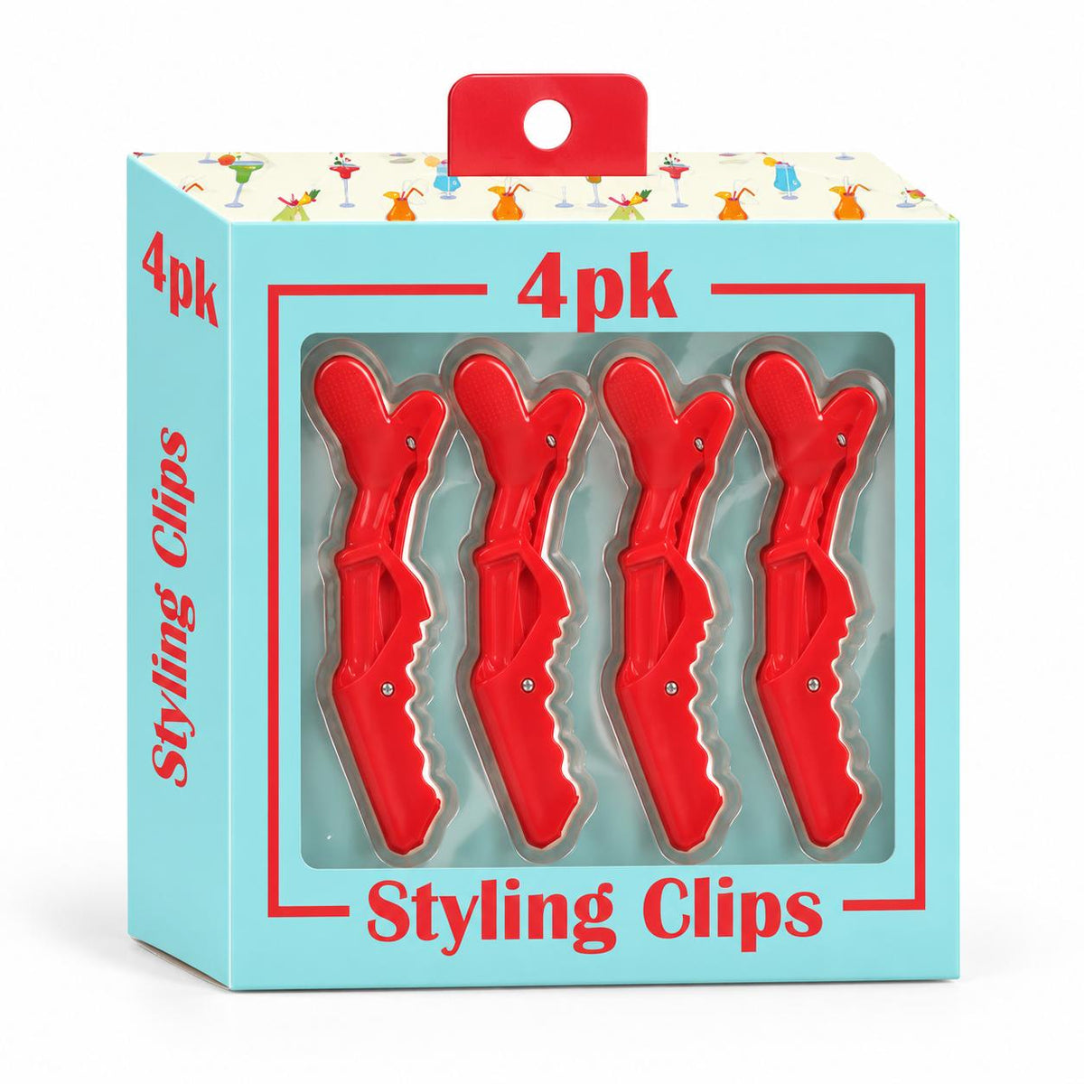 4-Pack Styling Hair Clips