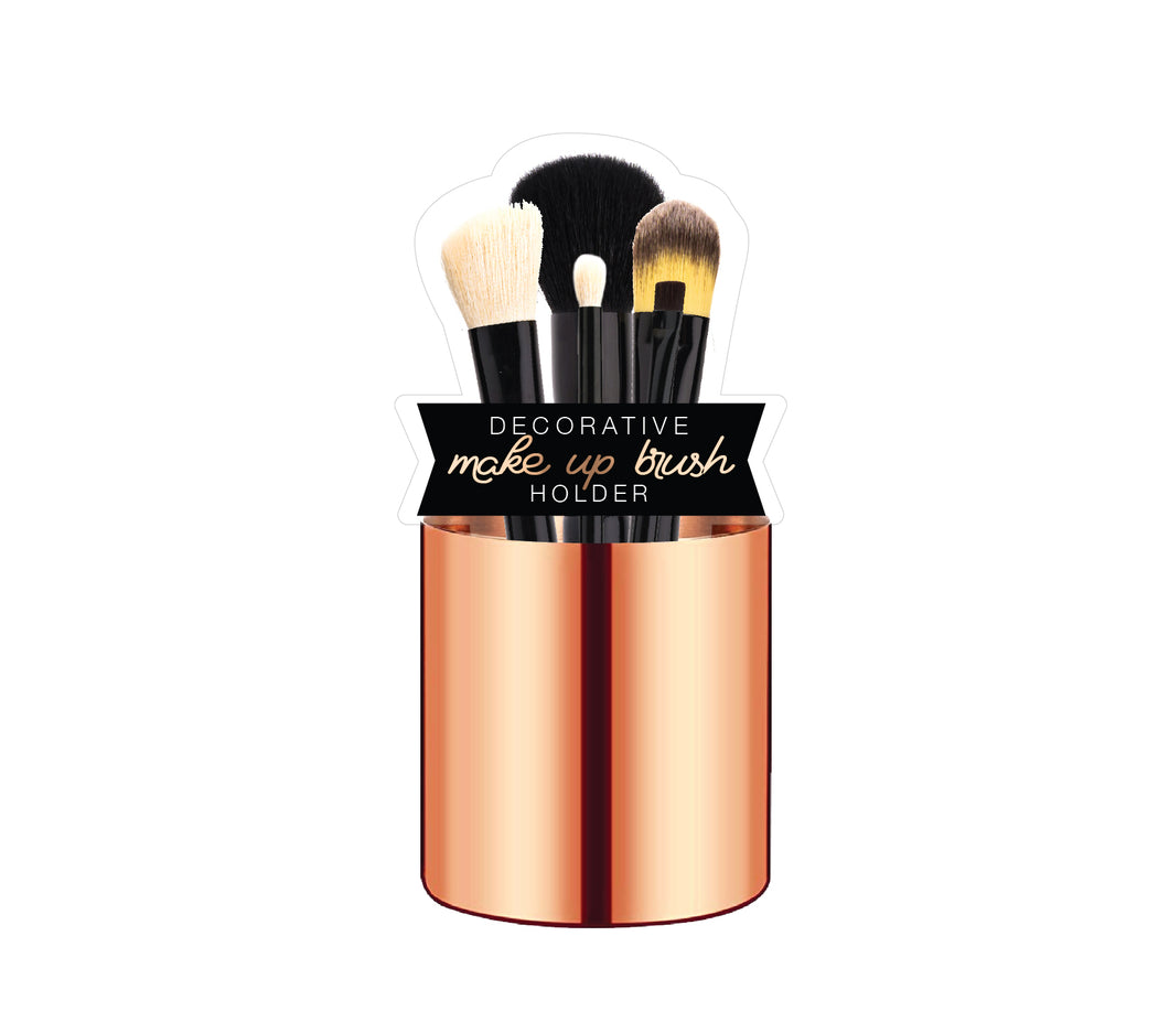 BellaPro ROSE GOLD CHROME Makeup Brush Holder