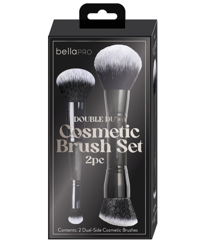 BellaPro 2pc Dual Ended Brush Set
