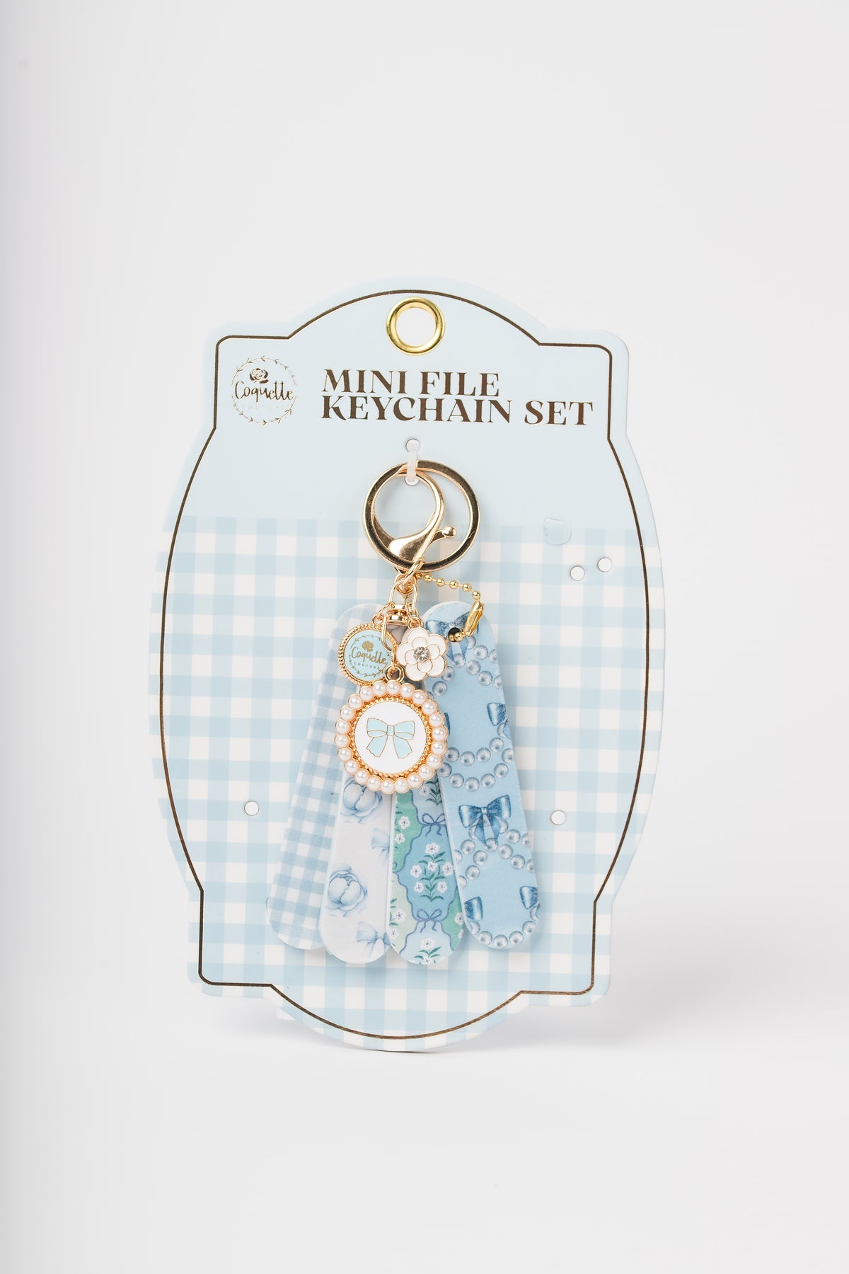 Coquette mini nail file keychain set COQ202 product photo
