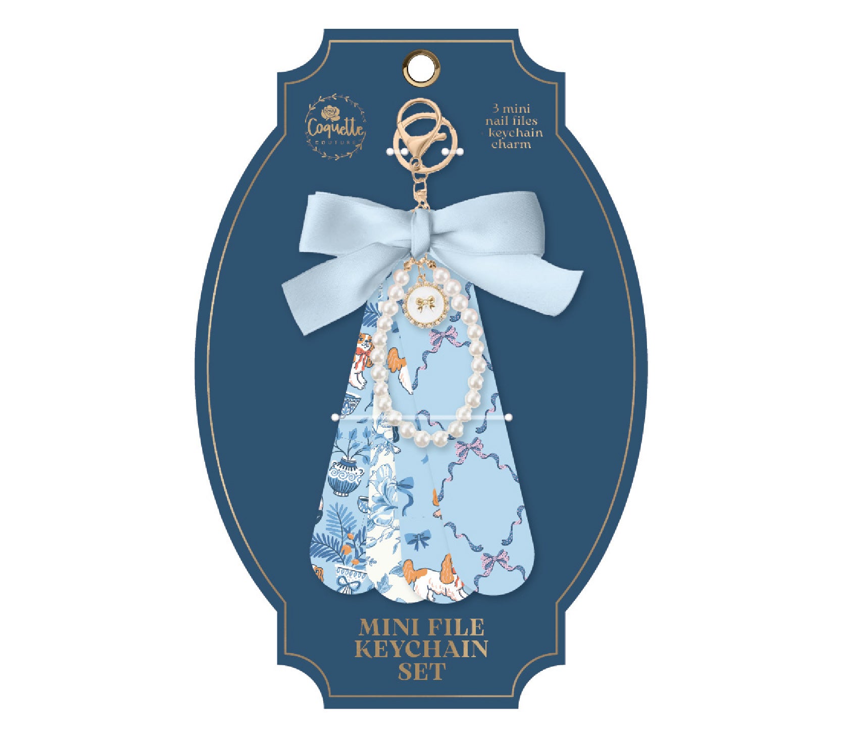 Nail file keychain set