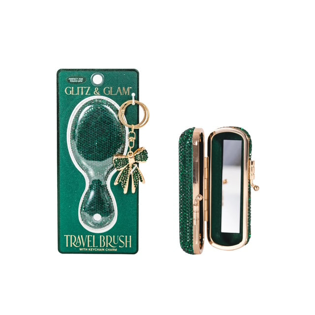 Glitz & Glam Travel Brush & Lipstick Case | Bundle