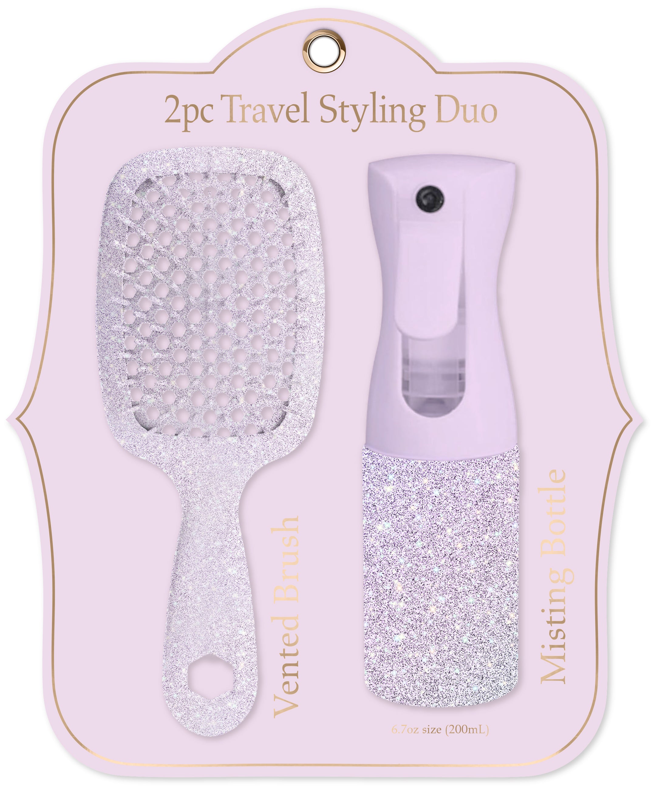 Vented Brush & Mist bottle Duo