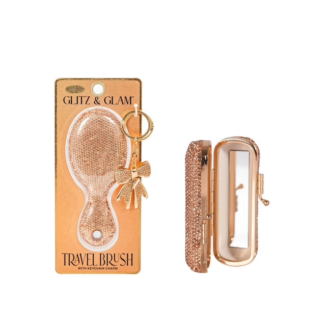 Glitz & Glam Travel Brush & Lipstick Case | Bundle