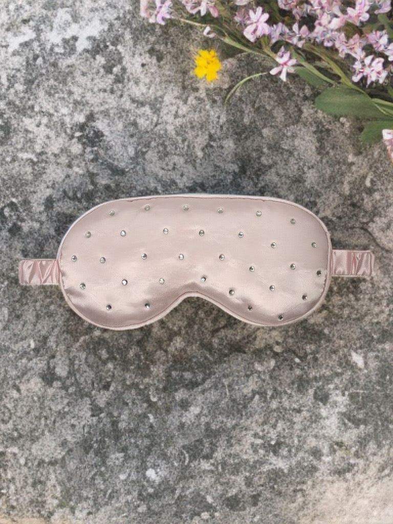 GLITZ & GLAM BLUSH PINK BLING SLEEP MASK | GG4460