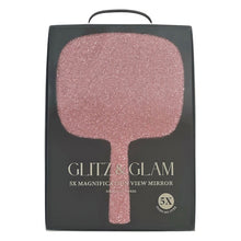 Load image into Gallery viewer, GLITZ &amp; GLAM PINK BLING HANDHELD MIRROR | GG4324
