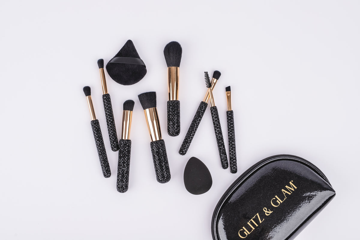 Glitz & Glam | 11pc Travel Make Up Brush Set