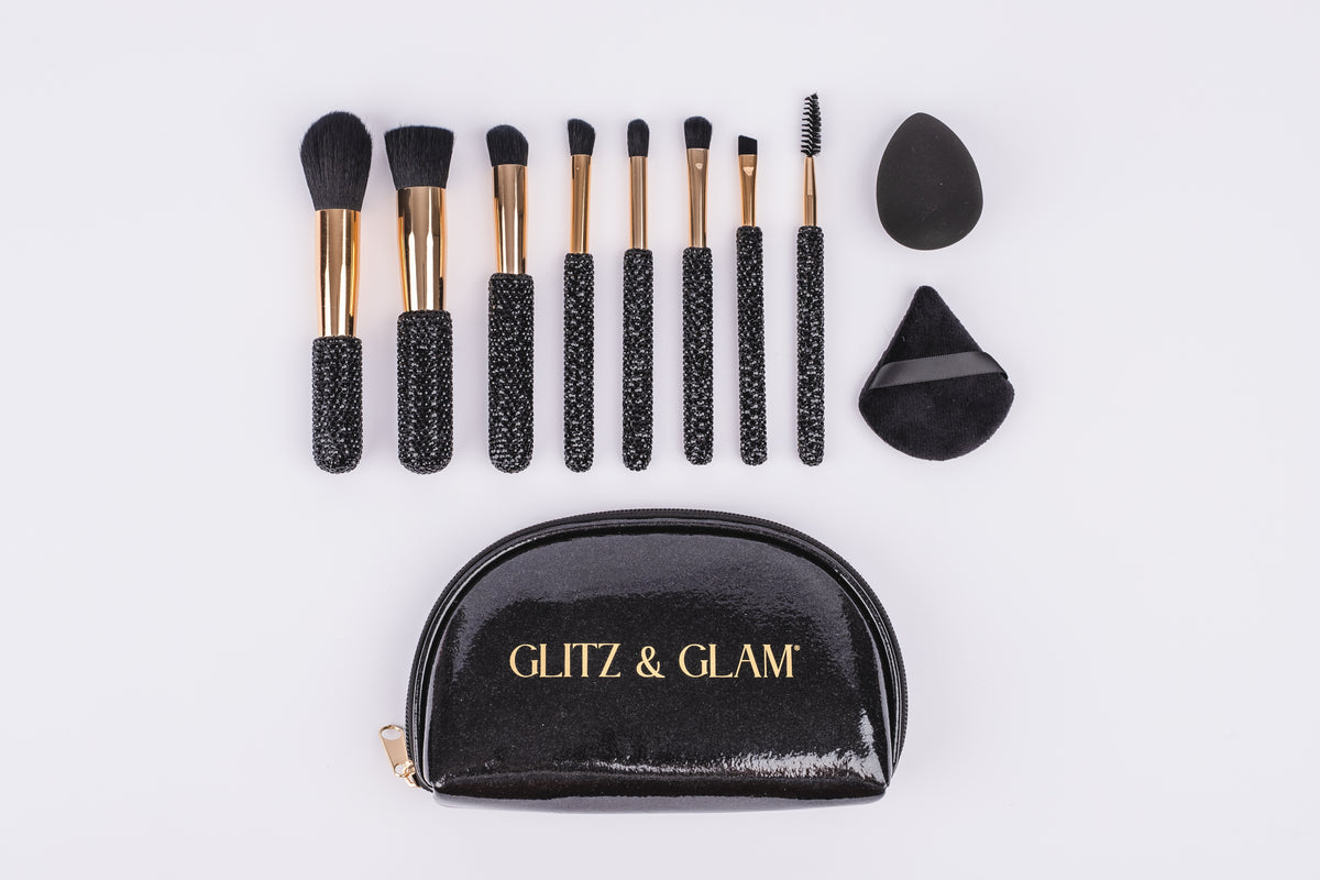 Glitz & Glam | 11pc Travel Make Up Brush Set