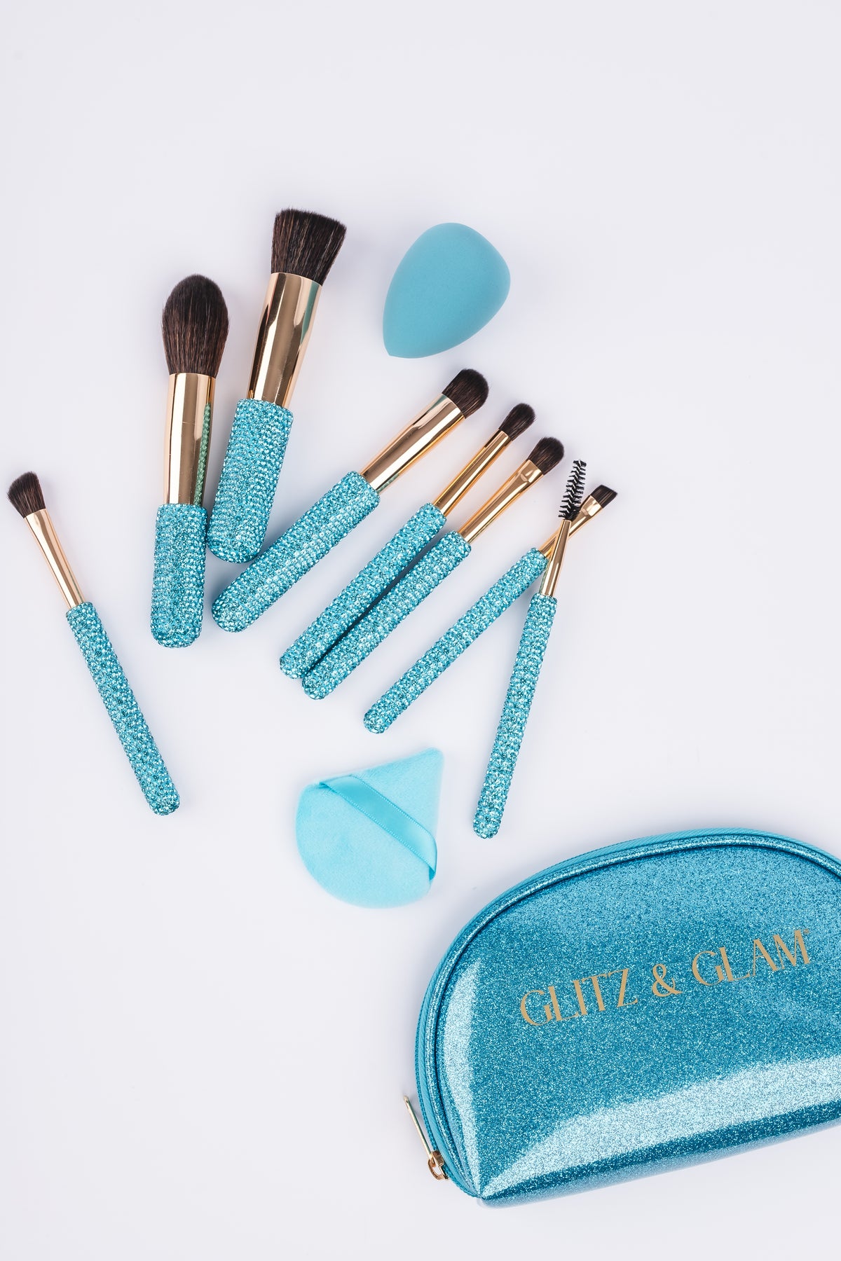 Glitz & Glam | 11pc Travel Make Up Brush Set