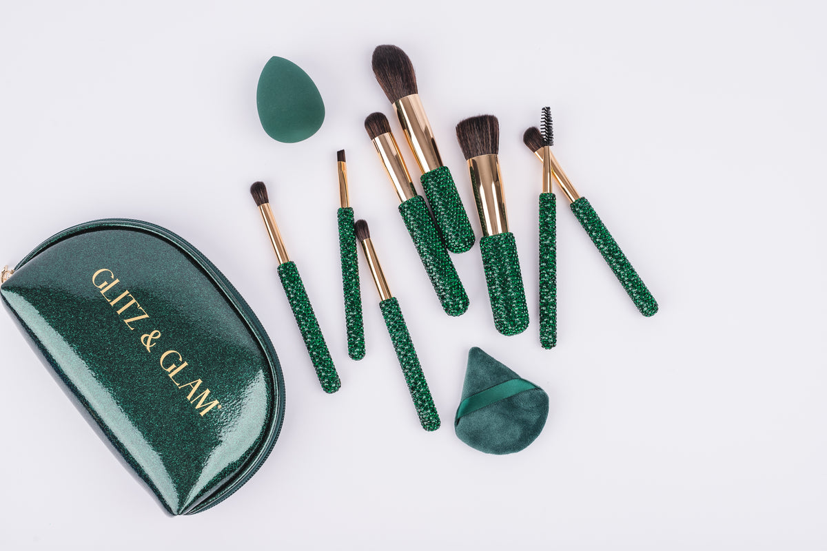 Glitz & Glam | 11pc Travel Make Up Brush Set