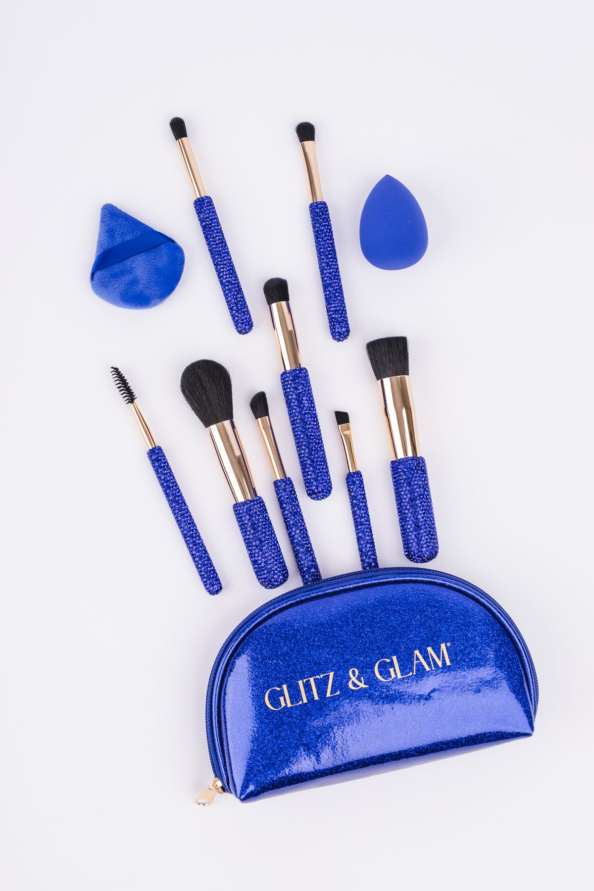 Glitz & Glam | 11pc Travel Make Up Brush Set