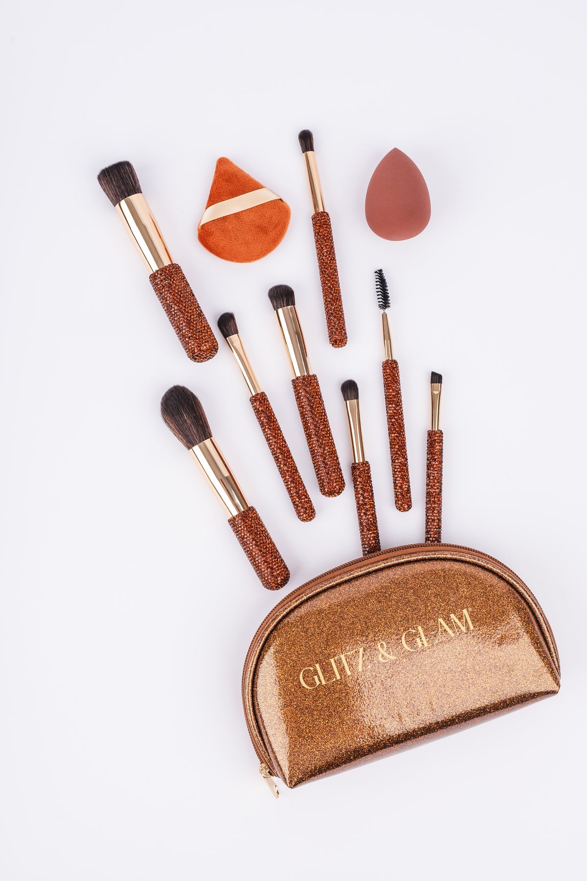 Glitz & Glam | 11pc Travel Make Up Brush Set
