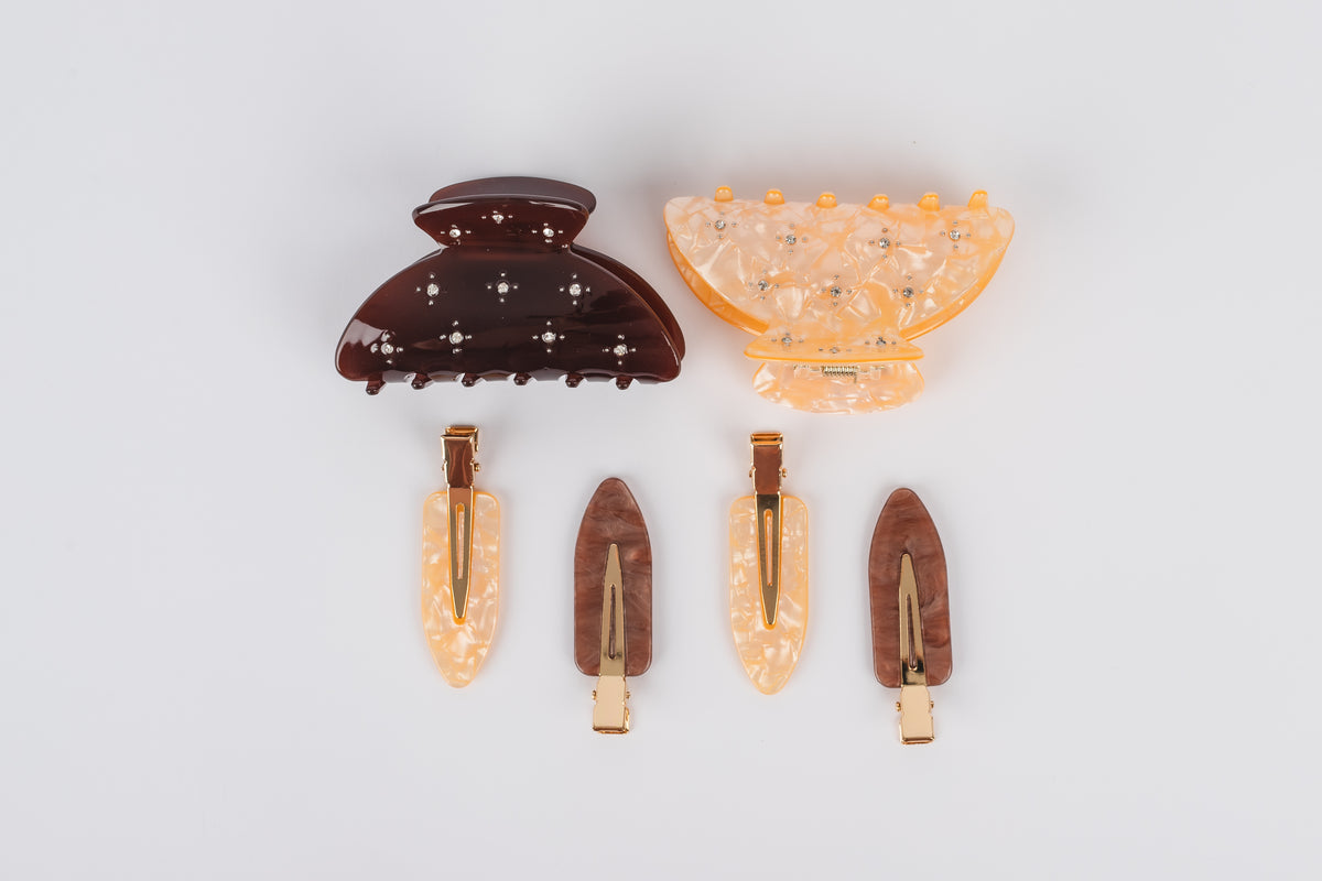 Glitz & Glam Claw Clip & Dent Free Set