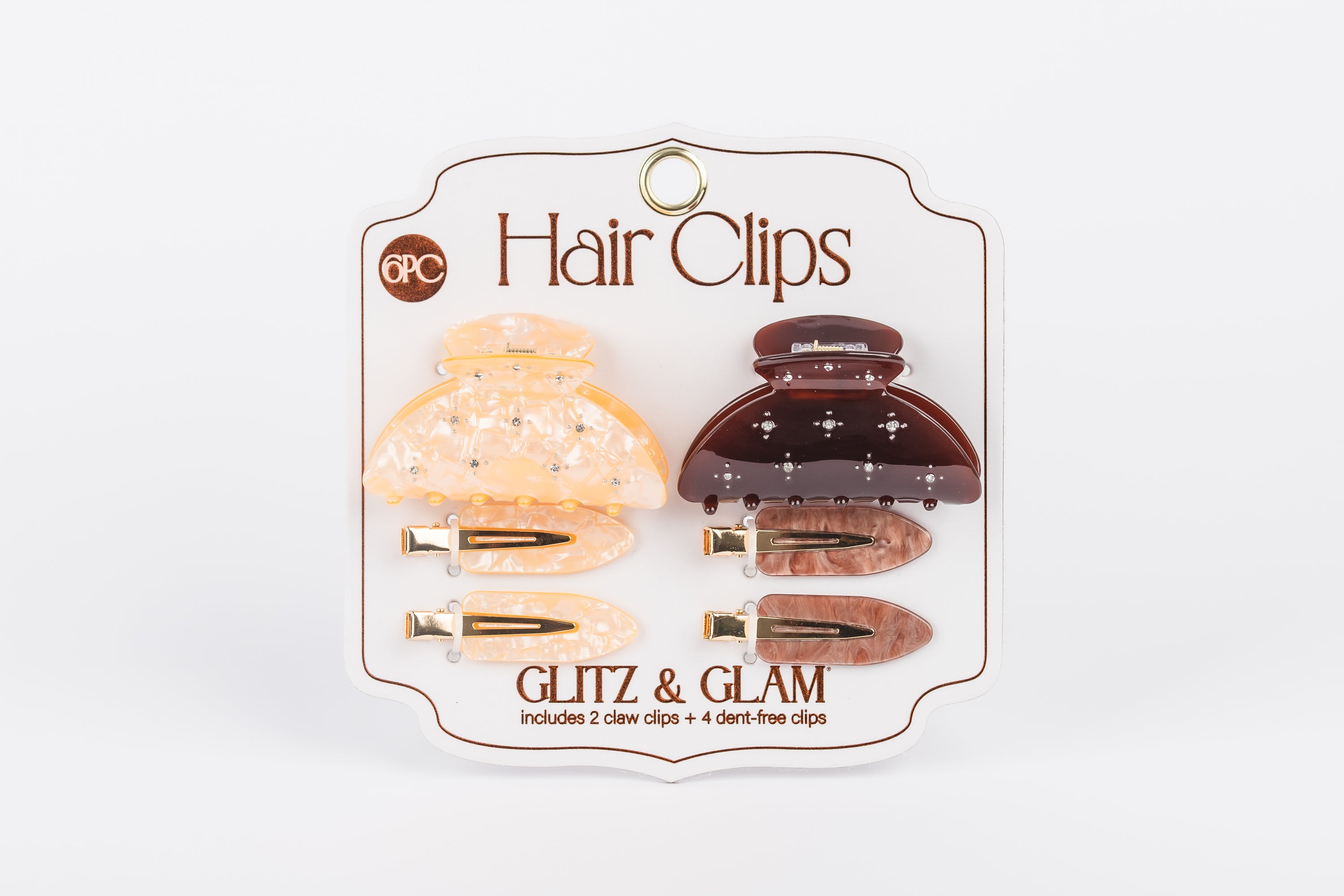 Glitz & Glam Claw Clip & Dent Free Set