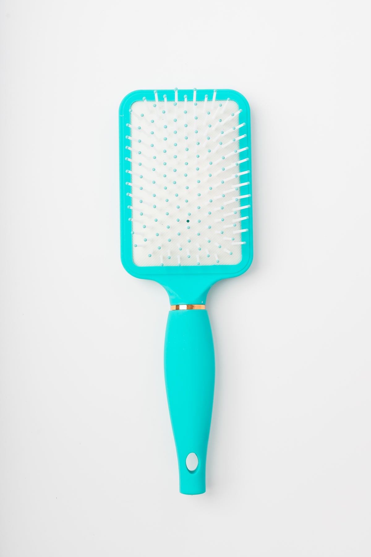Aquamarine GG26310 rectangle paddle brush bristle front