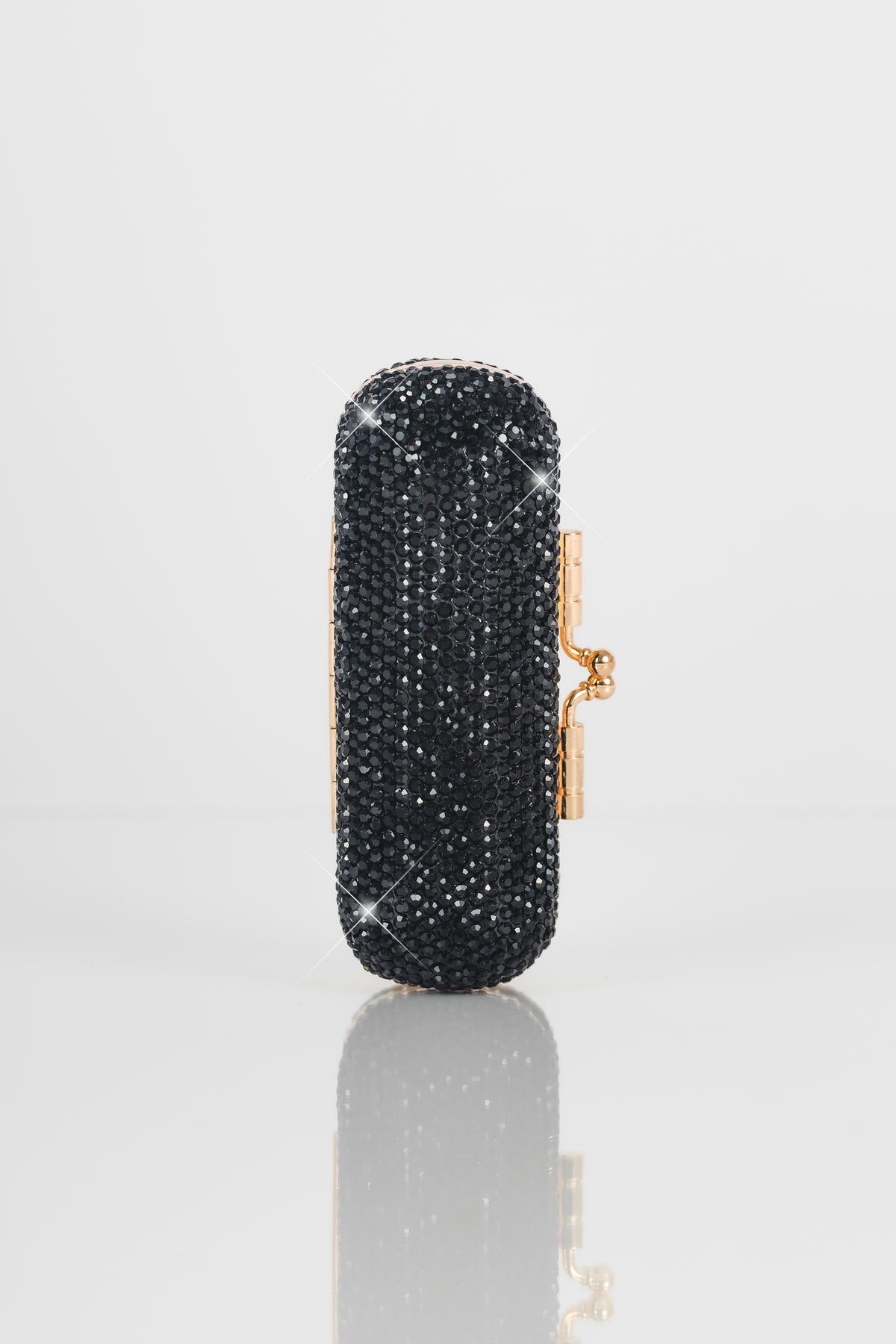 Black Glitz & Glam Lipstick Case GG26317, closed view