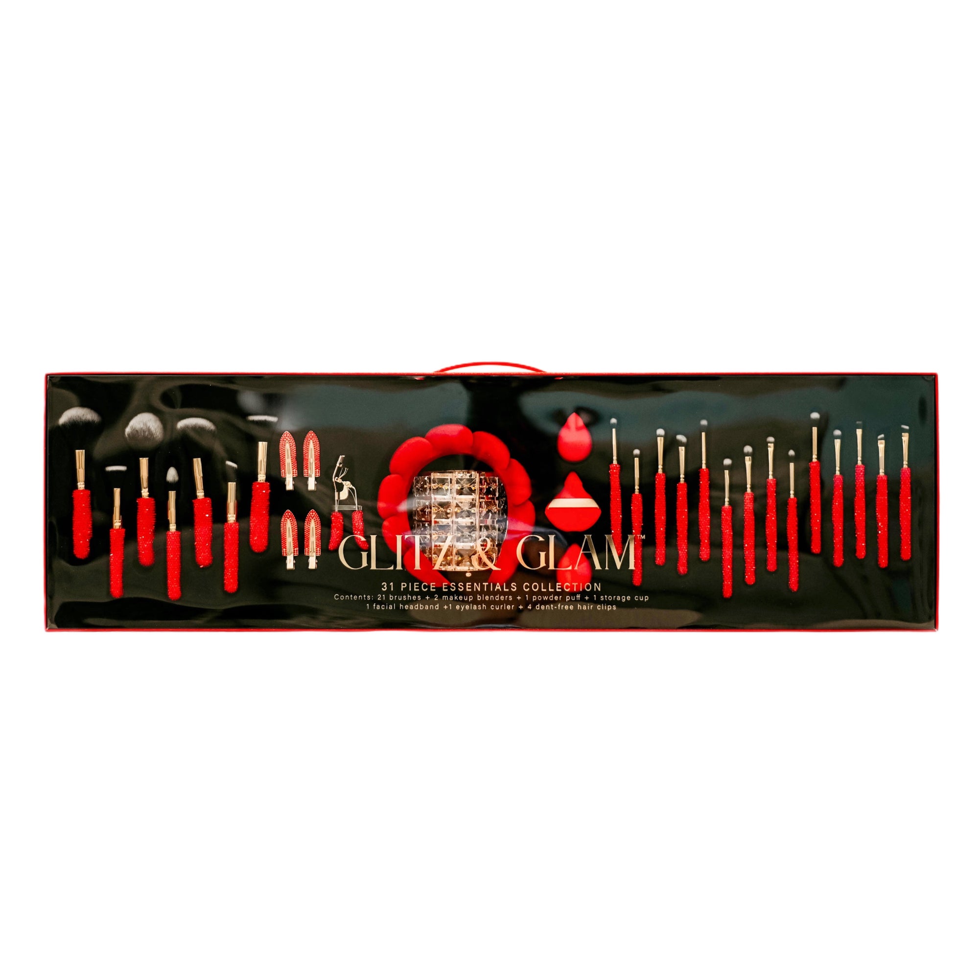 CHERRY BLING Mega Glitz & Glam | 31pc Essentials Collection Brush Set | GG4328-DD