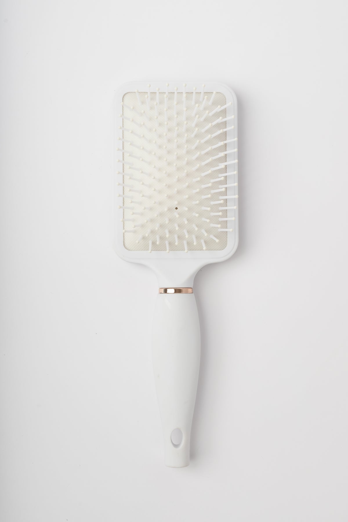 Silver AB GG4331 rectangle paddle brush bristle front