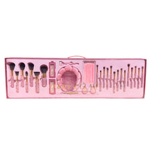 Load image into Gallery viewer, DUSTY ROSE PINK Mega Glitz &amp; Glam | 30pc Essentials Collection Brush Set | GG4393
