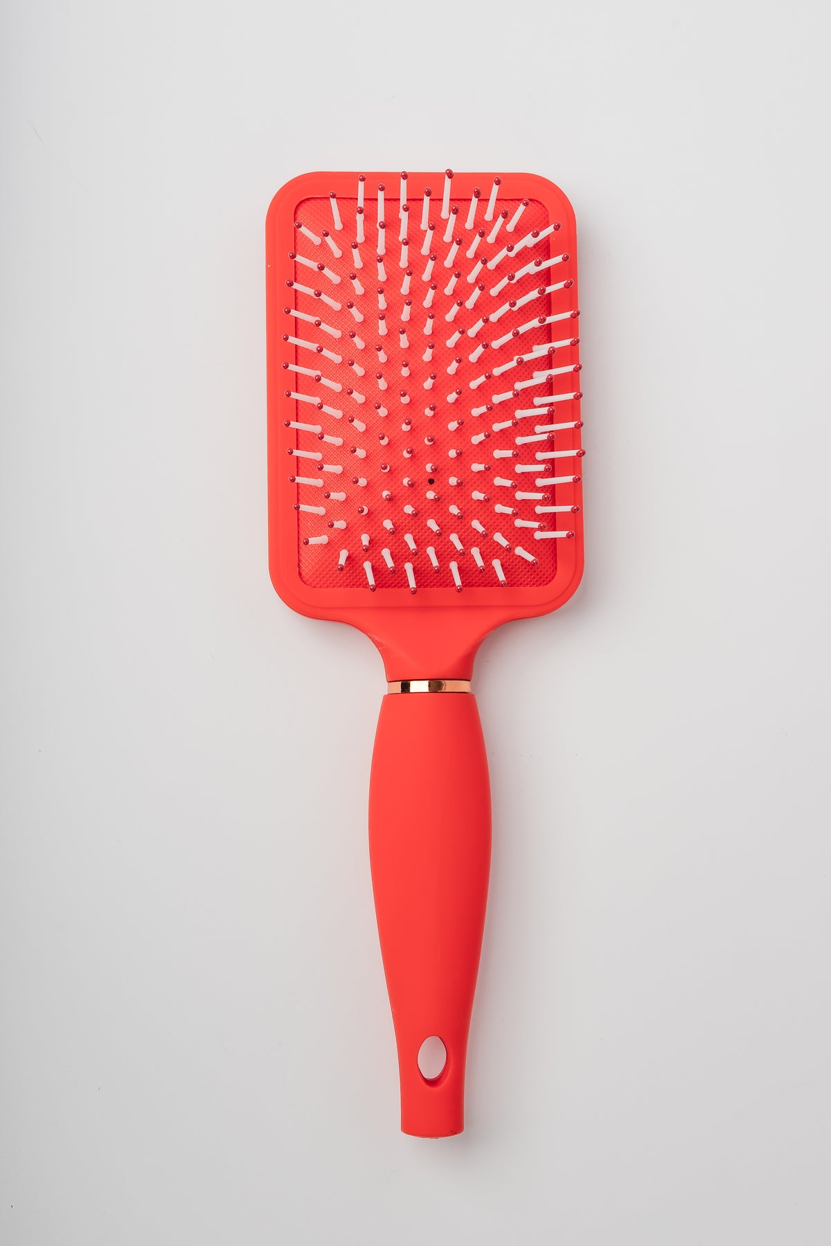 Red GG4567 rectangle paddle brush bristle front