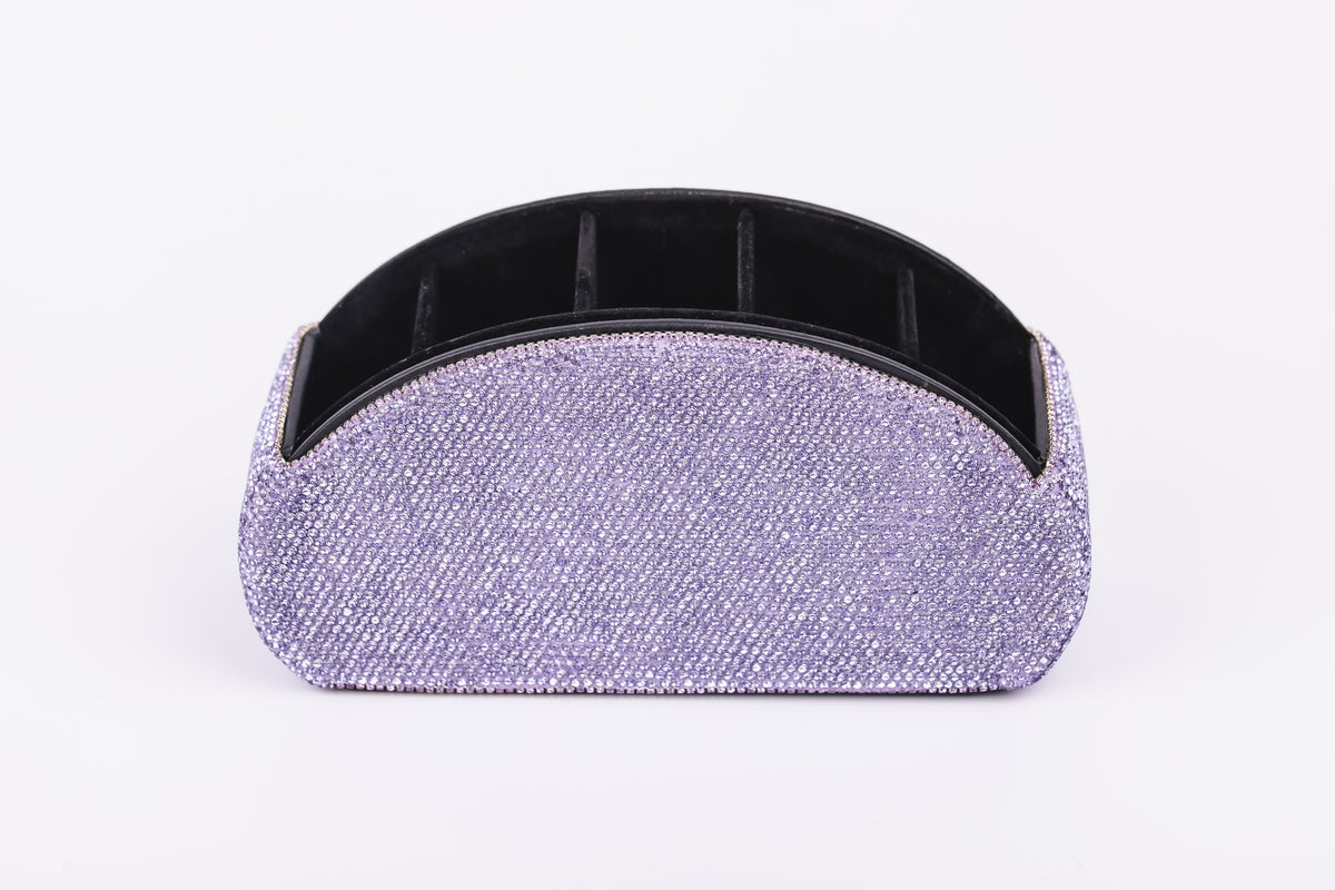 GLITZ & GLAM Half Moon Makeup Brush Holder