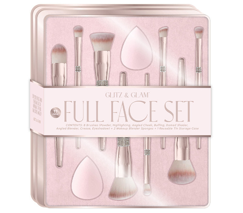 PRE-ORDER | HIMALAYAN SALT Glitz & Glam | 10pc Makeup Brush Set | GG4754