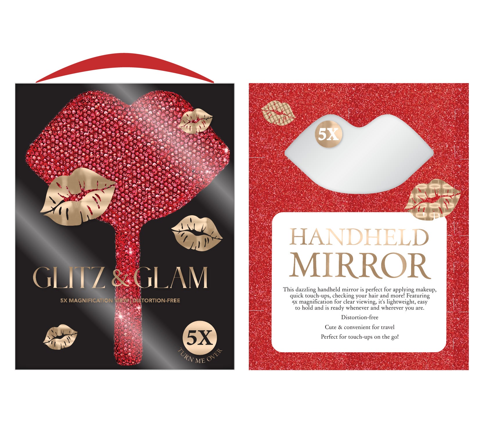 PRE ORDER | Glitz & Glam Shape Handheld Mirror