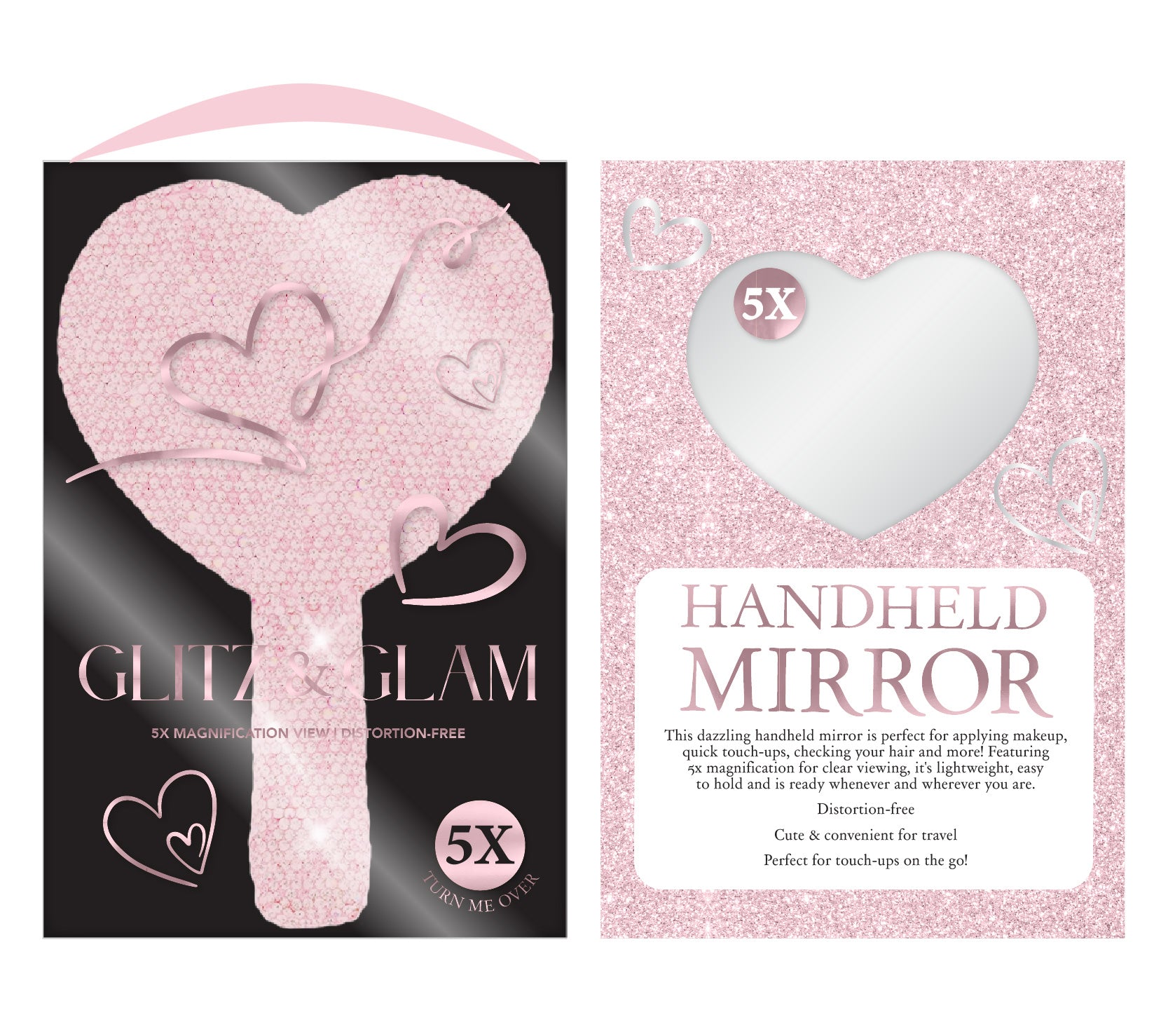 PRE ORDER | Glitz & Glam Shape Handheld Mirror