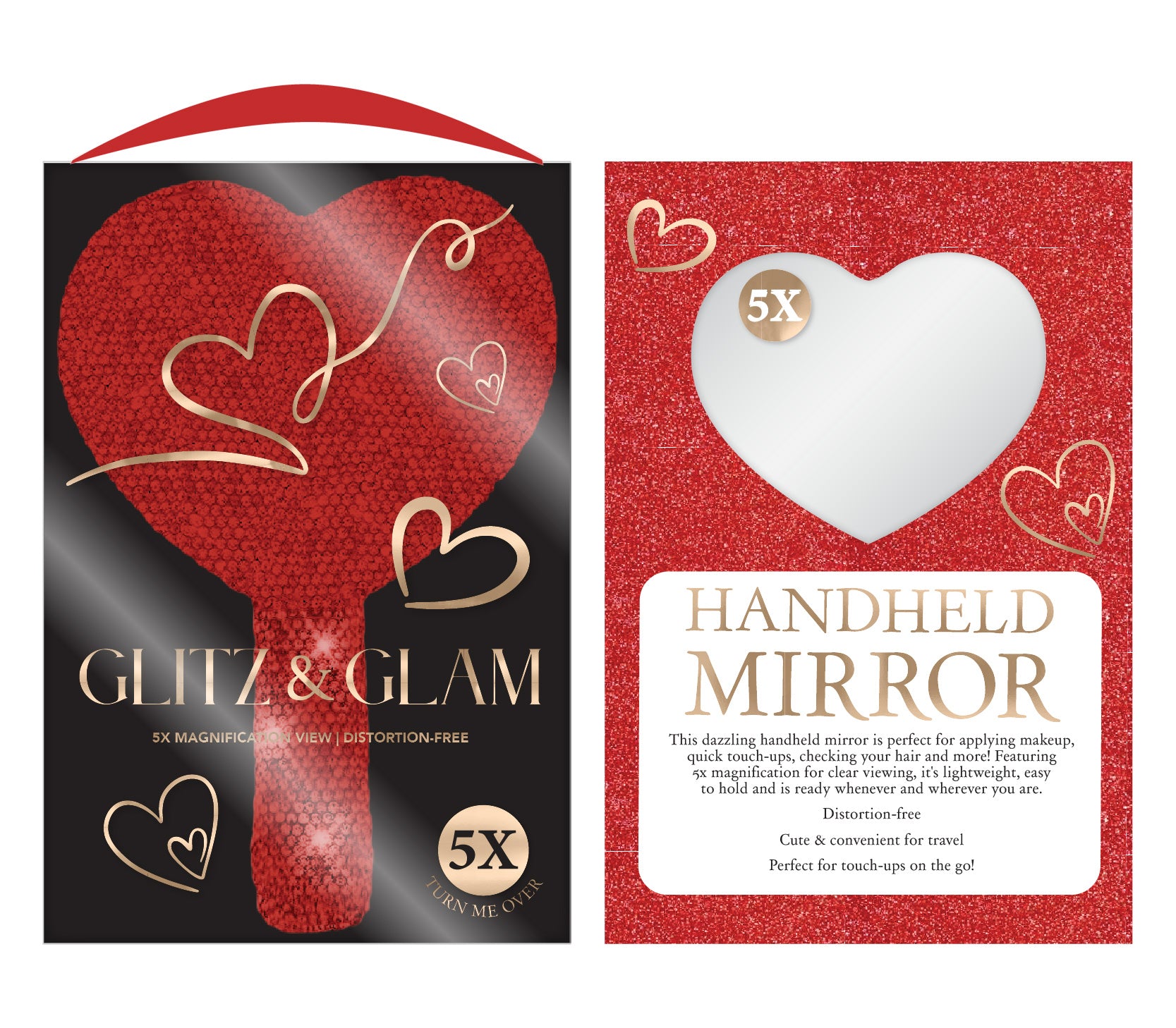 PRE ORDER | Glitz & Glam Shape Handheld Mirror