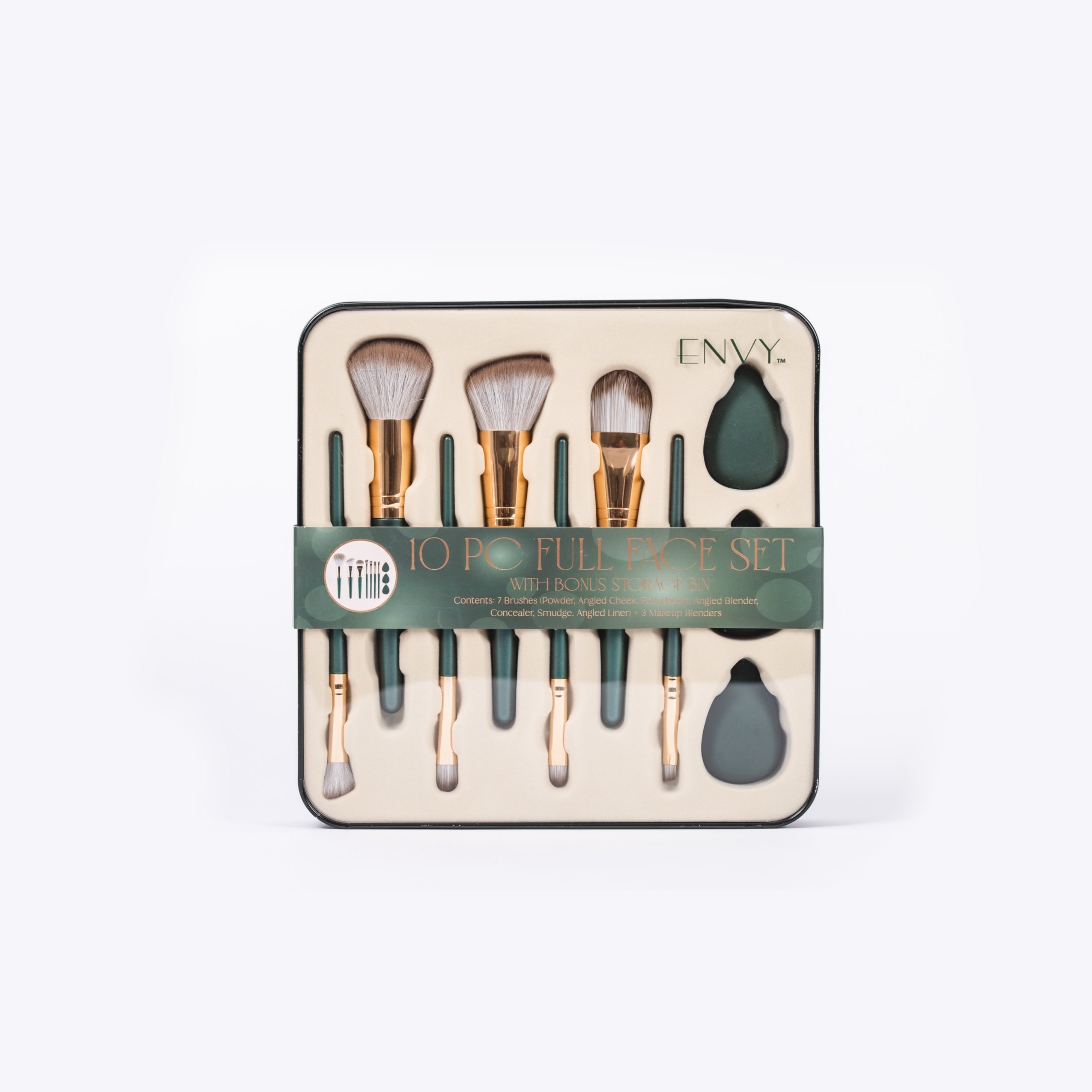 PRE ORDER | Envy Hunter Green | 10pc Brush set
