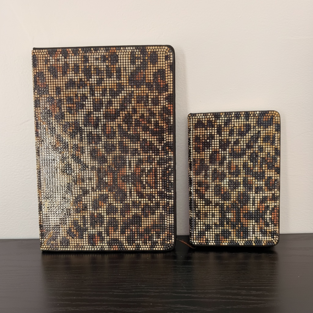 Diamond Studded Notebook Set