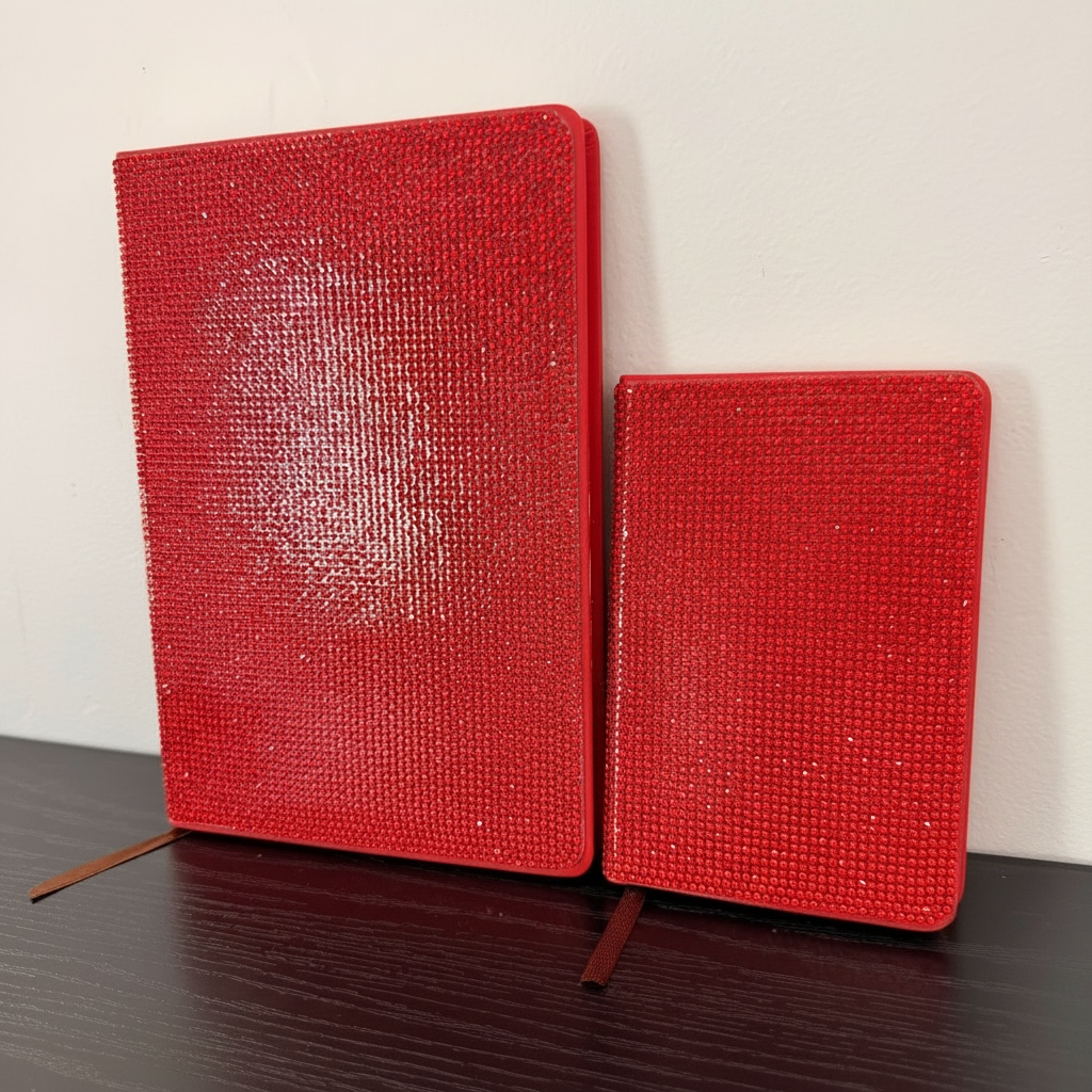 Diamond Studded Notebook Set