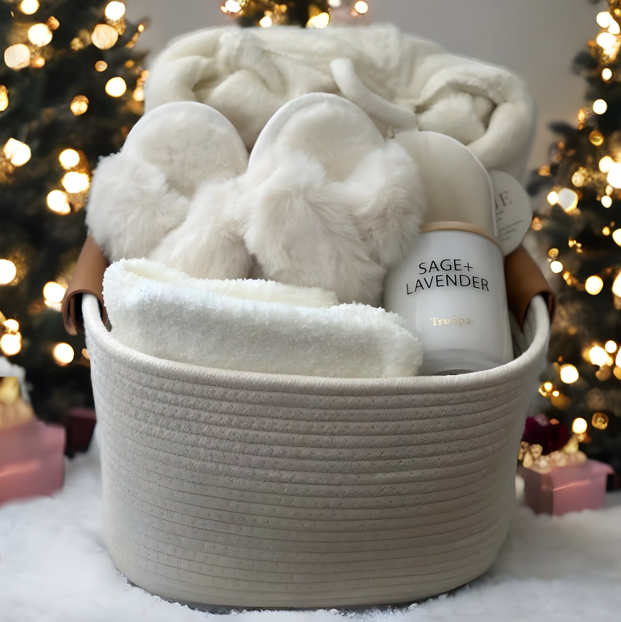 TRUSPA GIFT BASKET- CREAM