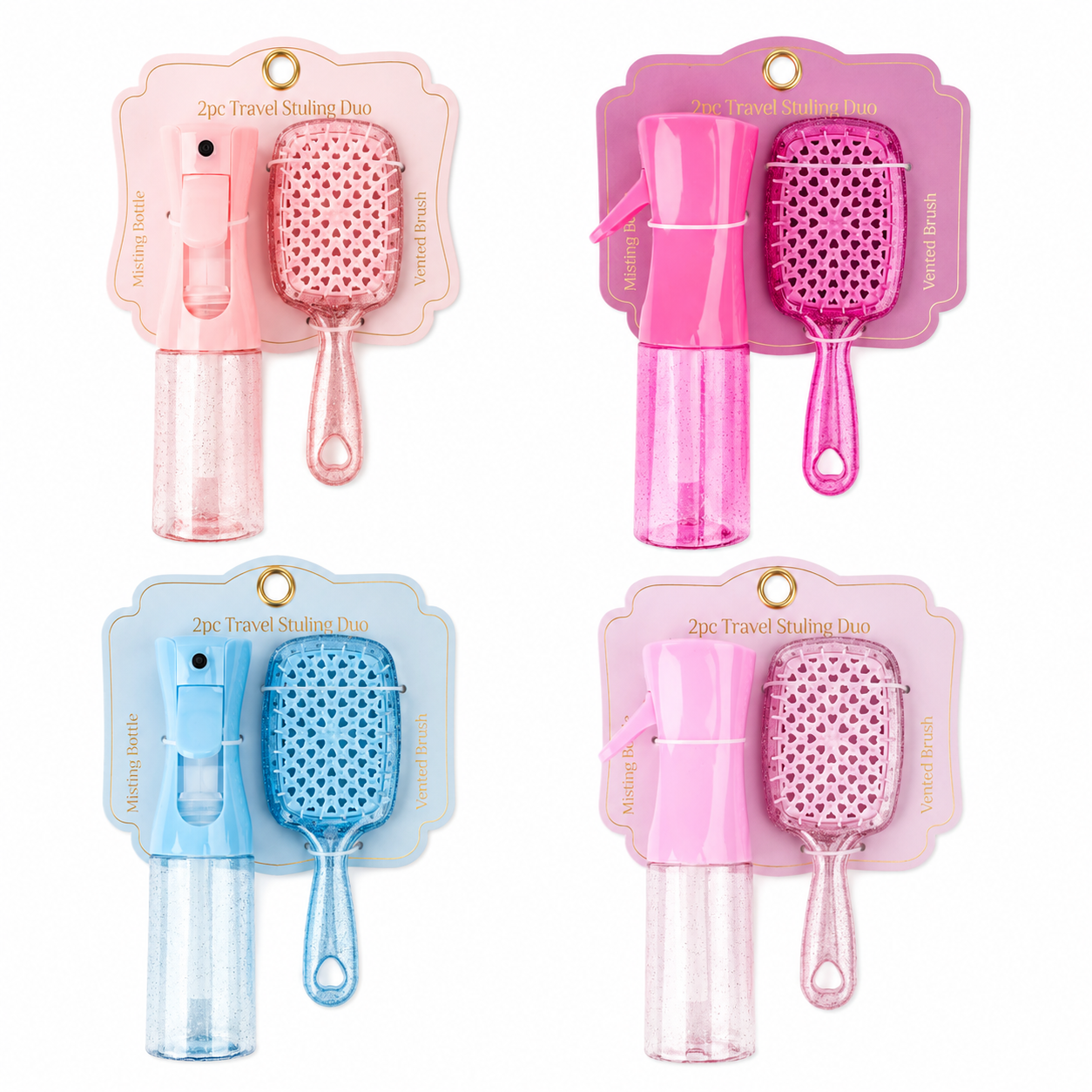 Vented Brush & Mist bottle Duo