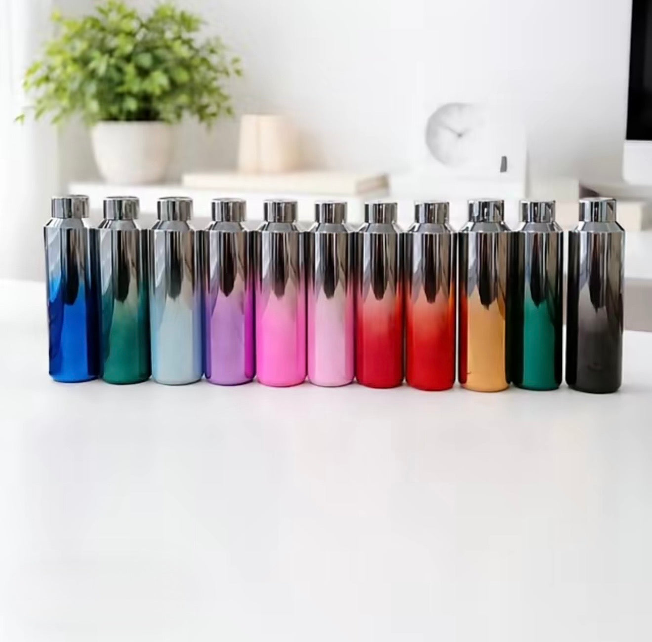 Chrome Reusable Water Bottles