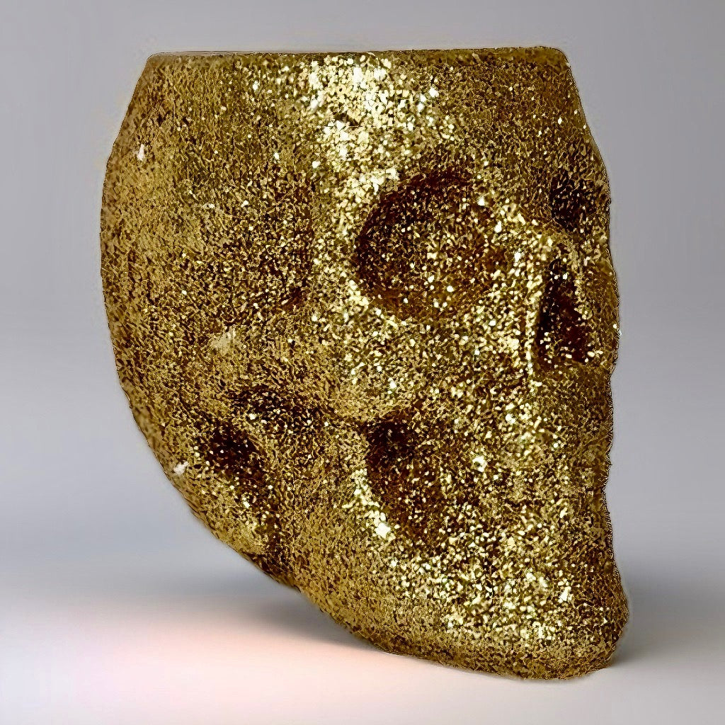 Glitter Skull Makeup Brush Holder
