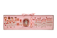 Load image into Gallery viewer, PRE ORDER! | SILVER/ROSE Mega Glitz &amp; Glam | 32pc Essentials Collection Brush Set | MU0307
