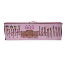 Load image into Gallery viewer, PINK BLING Mega Glitz &amp; Glam | 25pc Essentials Collection Brush Set | MU0309
