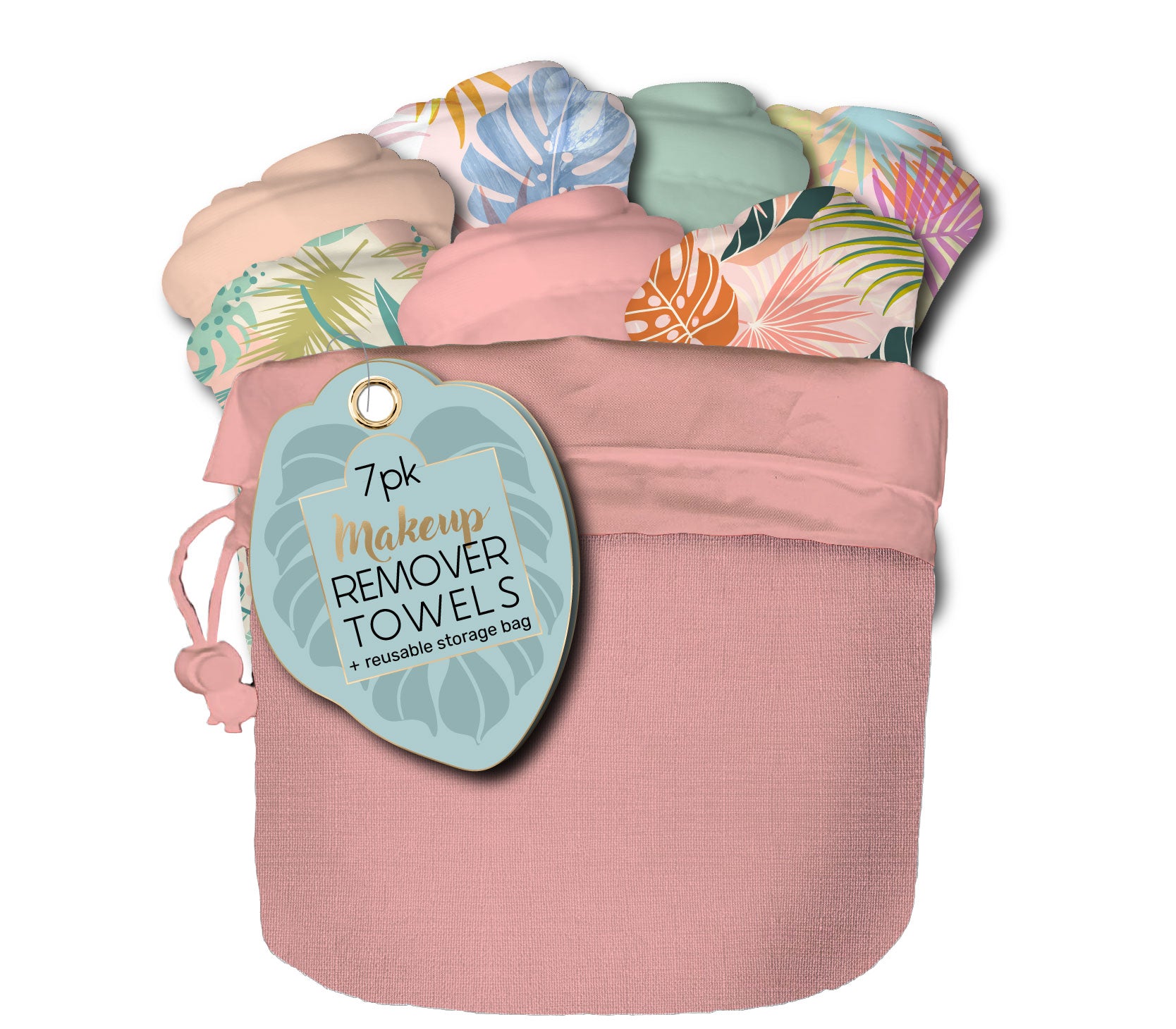 7pk Makeup Remover Towel in Bag