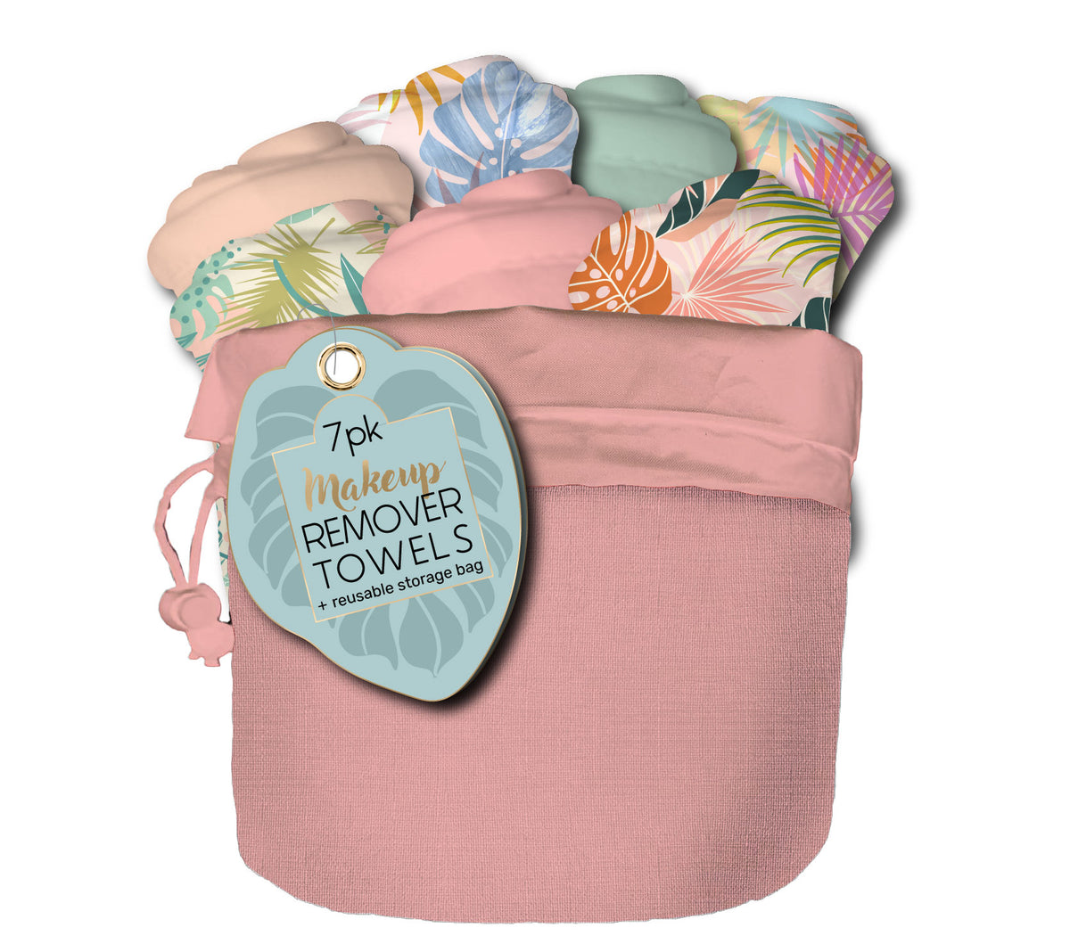 7pk Makeup Remover Towel in Bag