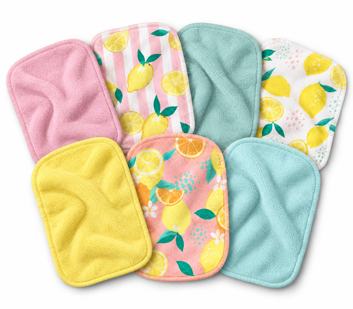Lemon seven-piece towel set, SKU MU0924