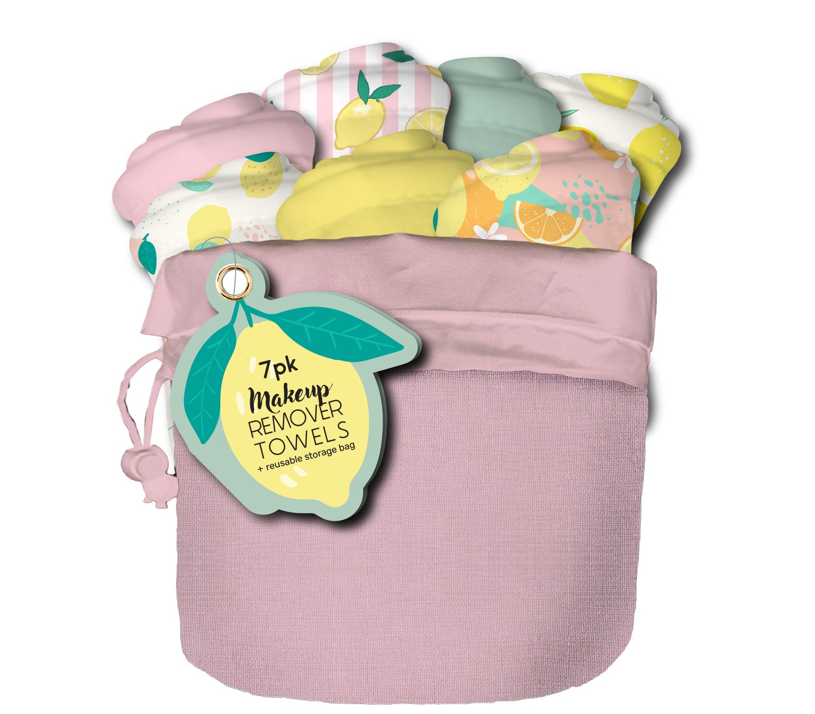 7pk Makeup Remover Towel in Bag